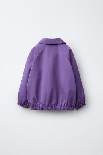 ZARA - FRUIT OF THE LOOM™ КУРТКА С ВЫШИВКОЙ, СИРЕНЕВЫЙ