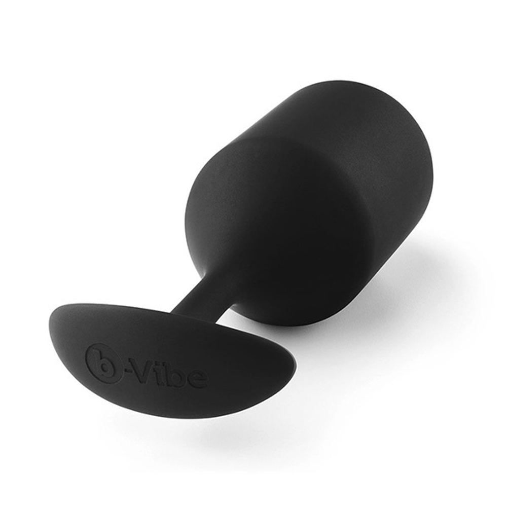 Черная пробка для ношения 14см b-Vibe Snug Plug 5 BV-013-BLK