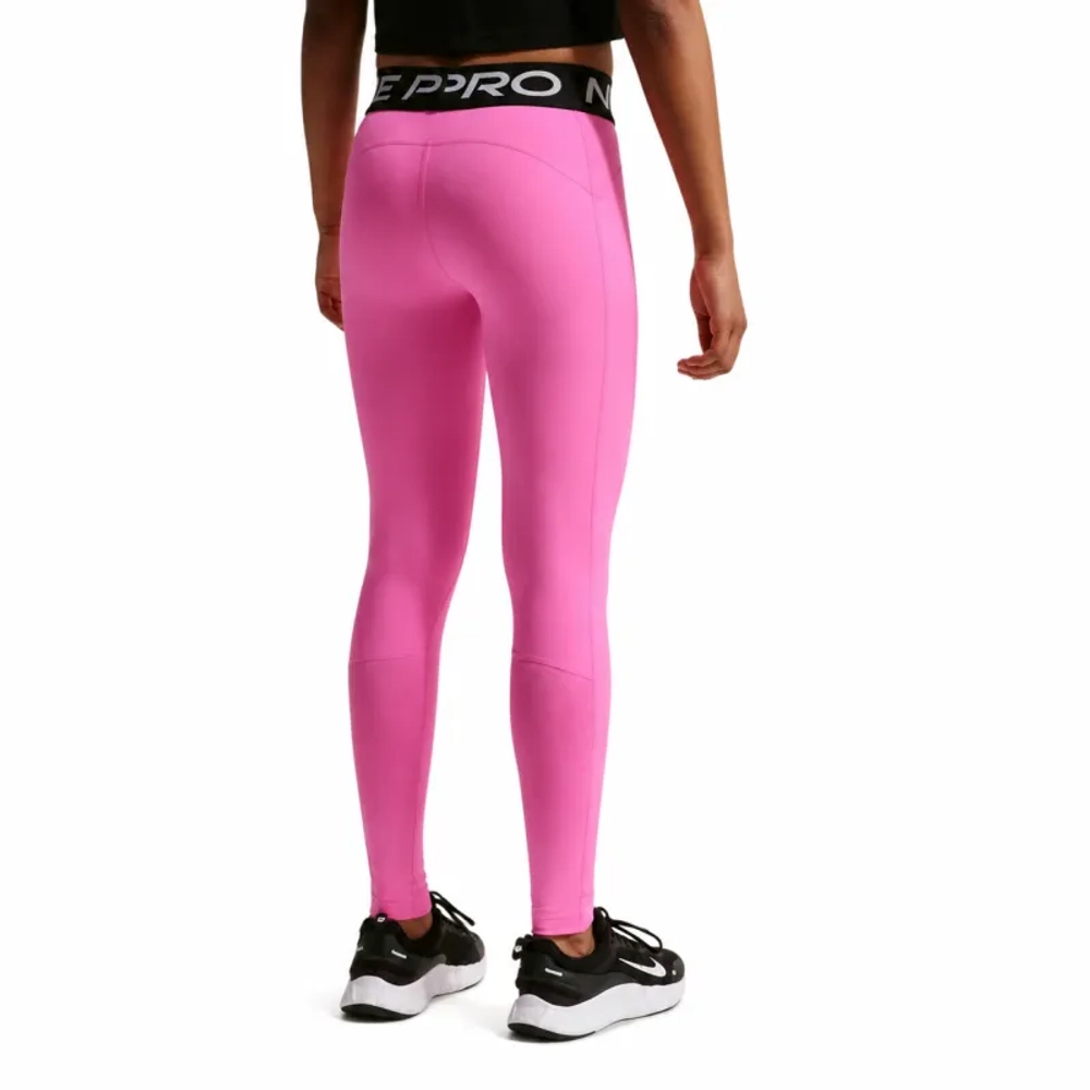 Брюки для девочки теннисные Nike Kids Pro Dri-Fit Tight - playful pink/white