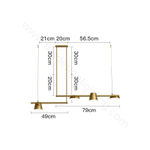 Ceiling design lamp Copper