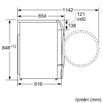 Стирально-сушильная машина Bosch WDU8H542SN