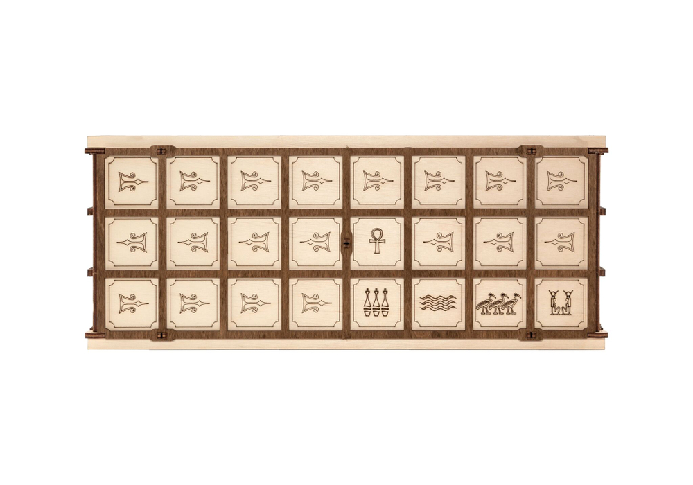 Настольная игра, конструктор деревянный 3D EWA Gameset Ур и Сенет
