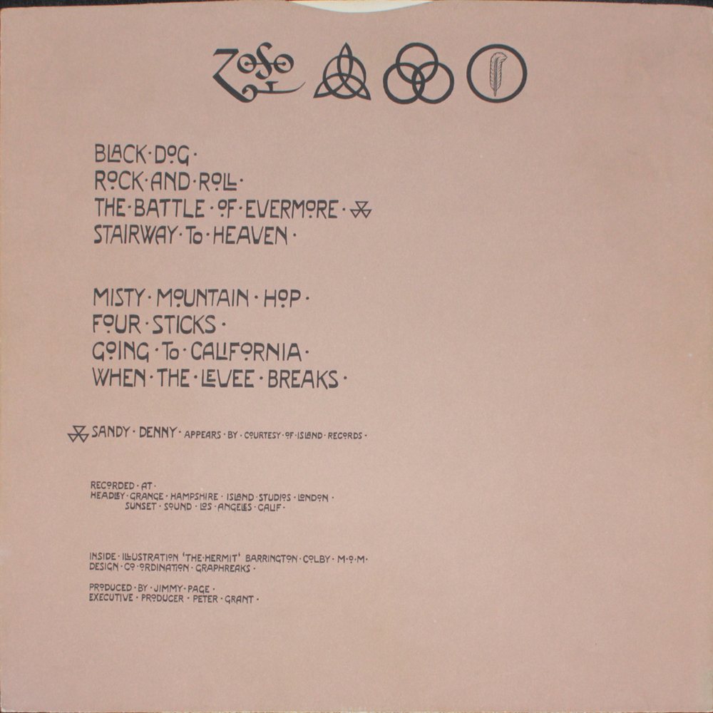 Led Zeppelin / Led Zeppelin IV (Untitled) (LP)