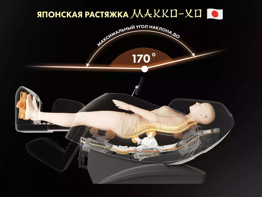 Массажное кресло FUJIMO 氣 FLEXOR F500 Brown