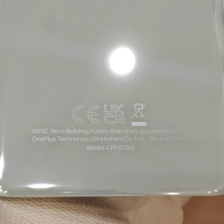 Крышка для OnePlus Nord 2T оригинальная (заднее стекло) цвет: Светло-Зелёный