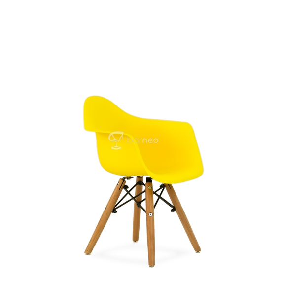 Кресло детское Barneo N-2 Eames Style цвет желтый