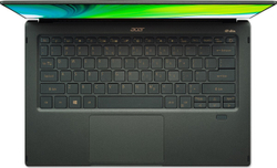 Ноутбук Acer Swift 5 SF514-55TA-71JH 14;(1920x1080)IPS/ i7-1165G7/ 16Гб/ 1Тб SSD/ Iris Xe Graphics/ Win10 Pro/ Зеленый NX.A6SER.006