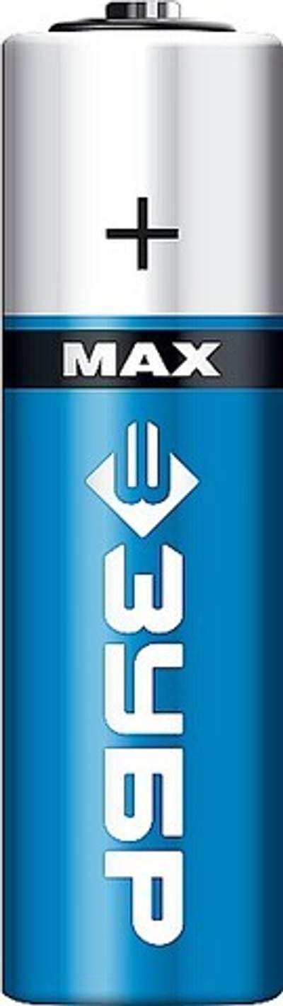 ЗУБР TURBO-MAX, АА х 2, 1.5 В, алкалиновая батарейка (59206-2C)