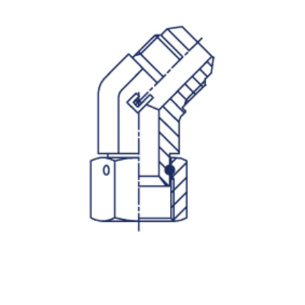 Соединение PN45 JIC 3/4" CAST