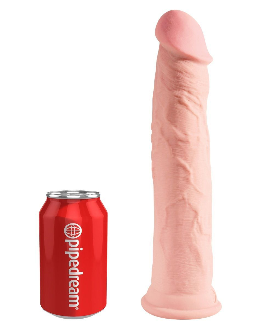 Телесный фаллоимитатор на присоске 11 Triple Density Cock - 25,4 см.