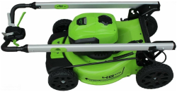 Газонокосилка аккумуляторная самоходная GREENWORKS GD40LM48SP 40В,48см,б/щ,без АКБ и ЗУ (2517407)
