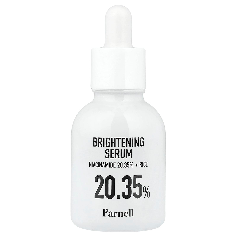 Parnell, никотинамид 20.35 рисовая осветляющая сыворотка, 30 мл (1,01 жидк. унции)