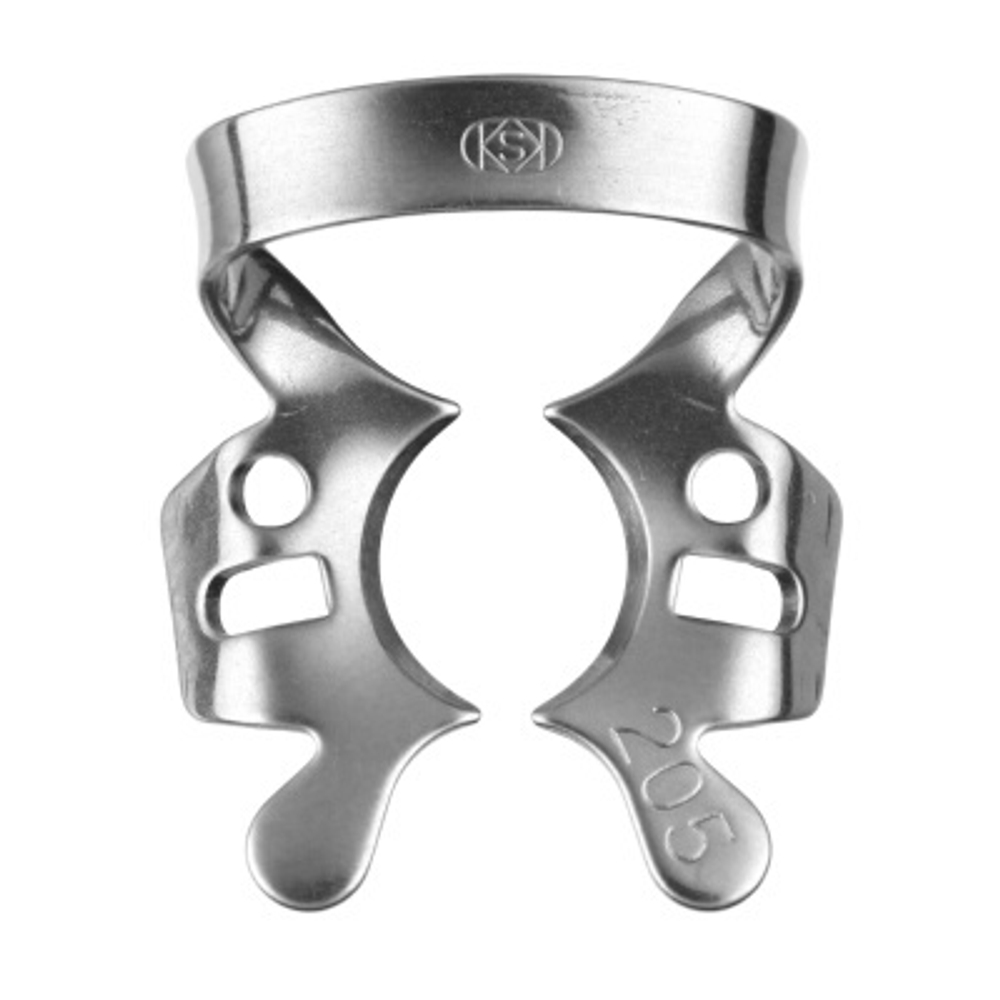 Кламп коффердам №205 для моляров KSK (Dentech, Япония). Купить на kofferdam.pro