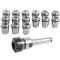 Цанговый патрон Optimum MK2 / M10 / ER25 с комплектом цанг 15 шт., 1-16 мм