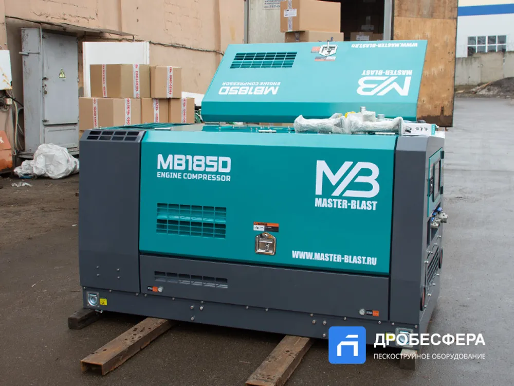 Дизельный винтовой компрессор MASTER BLAST MB185D+ АС