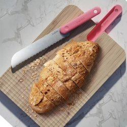 Доска разделочная 43x24x2.4см Trebonn Chopping boards and Knives розовая