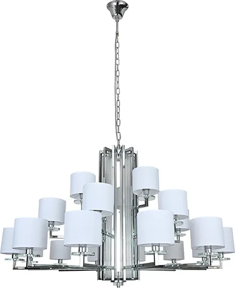 Подвесная люстра 35400 35412+6+3/C chrome без абажуров Newport