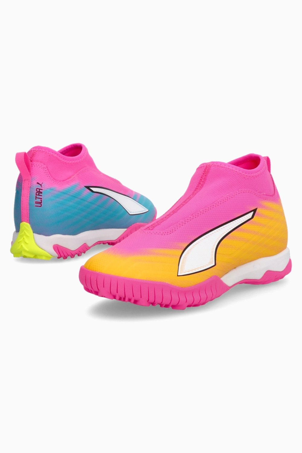 Сороконожки Puma Ultra 6 Match+ LL TT Mid Junior - розовый