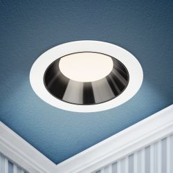 Светильник светодиодный встраиваемый Даунлайт ЭРА LED 21-12-3K круглый 12Вт 3000К | Downlight