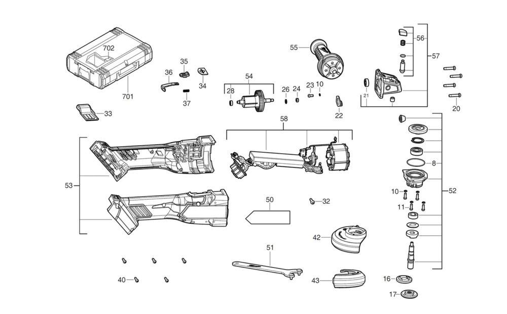 Аккумуляторная углошлифмашина M18 FSAG125X-0X, Milwaukee 4933478429