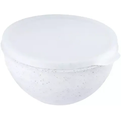 Миска с крышкой Granite 1л (белый)