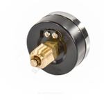 Термоманометр МД04 осевой Дк63 0-1,0 МПа G1/4" 120С с переходником на G1/2" ЭКОМЕРА МД04-63-G-1МПа-120-ОИ