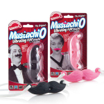 Черные силиконовые виброусы THE Mustachio (Цвет: черный)