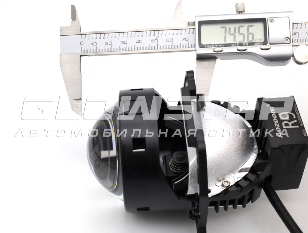 Билед модули Aozoom R9 2025 3.0 дюйма,  2 чипа, 5500K, 12V, 60W/68W, крепление 3R (комплект, 2шт)