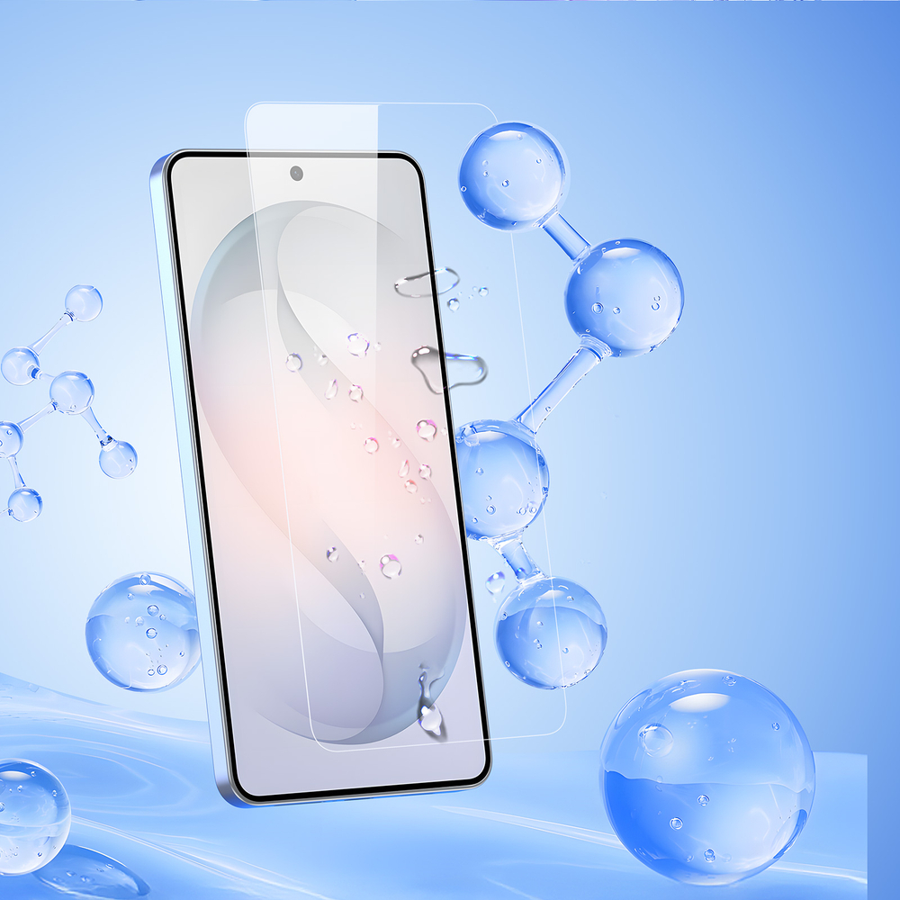 Защитное стекло на экран для Samsung Galaxy S26+ Плюс, серия Roga Series от Dux Ducis (в комплекте ванночка для выравнивания и установки)