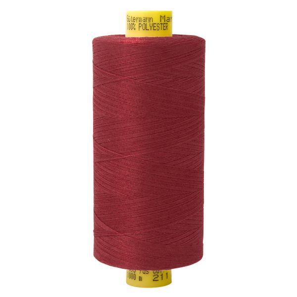 Нитка Gutermann Mara 120 (1000 метров), 1 кат., универсальная | 368 бордо