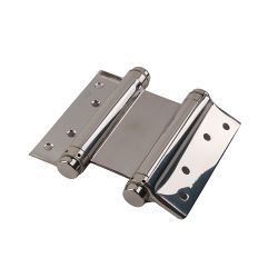 Петля пружинная двусторонняя (барная) FUARO DSH5 (125х86х1,5) INOX 201 CP хром /65293/ (1шт)