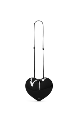 ALAÏA СУМКА LE CŒUR ИЗ ТЕЛЯЧЬЕЙ КОЖИ, ЧЕРНЫЙ