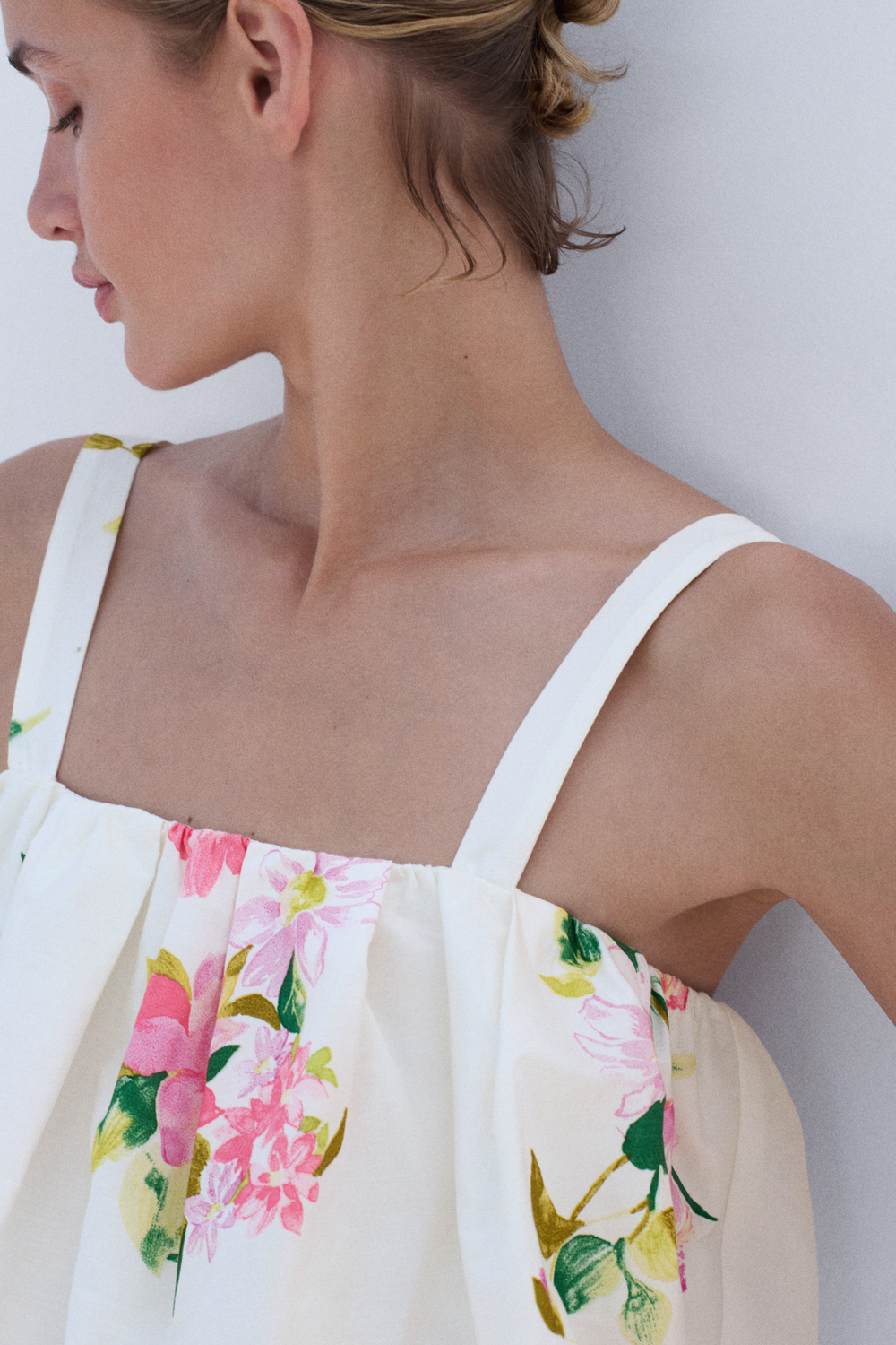 Короткий топ с низом-баллон - H&M