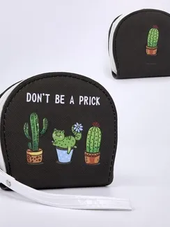 Кошелек молодежный Dont be a prick, 12.5х10.5 см