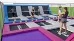 Батутная арена с баскетбольными кольцами (23х9х3.15м)