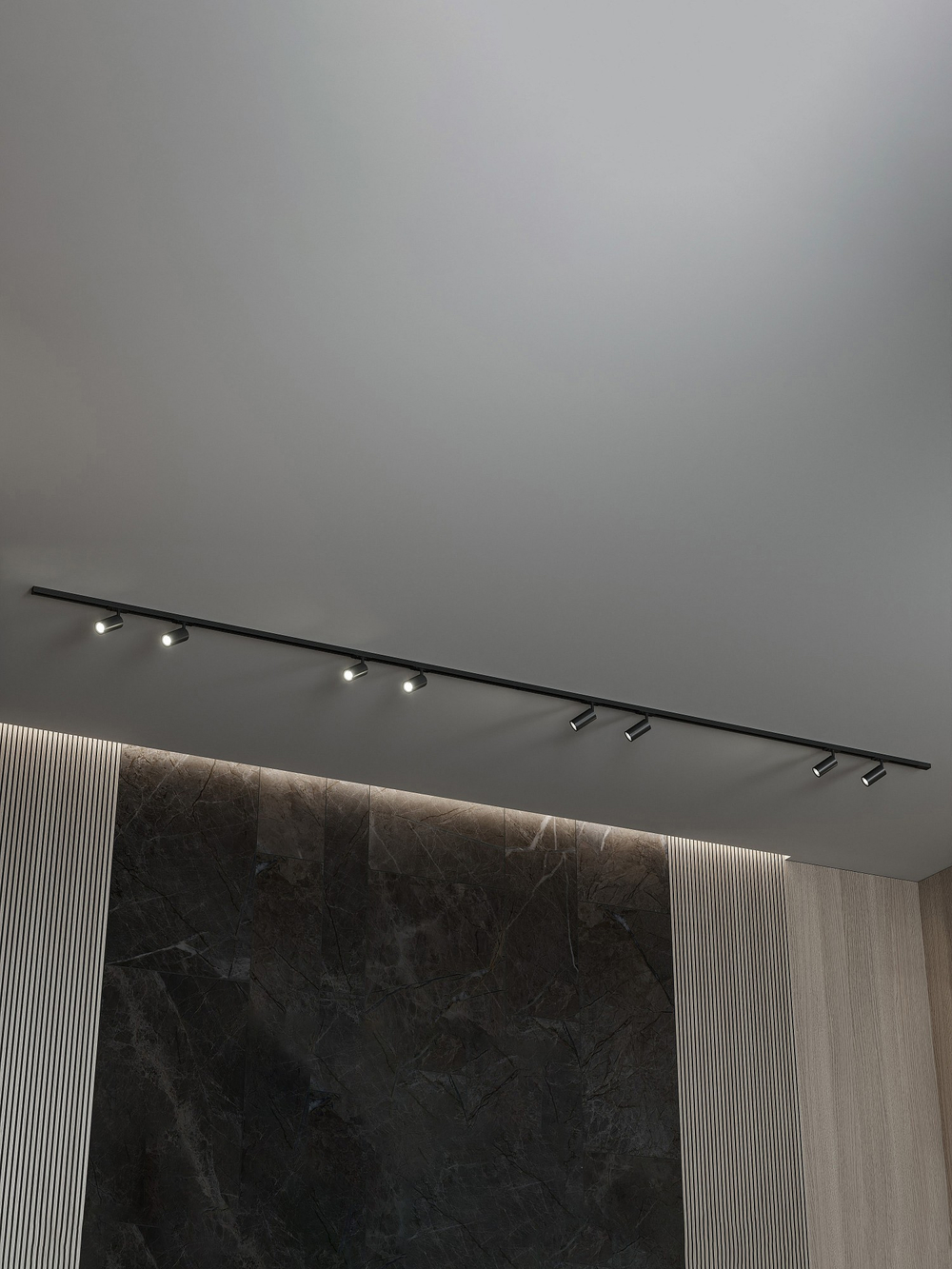 Комплект трековый Hesby Lighting No3 однофазная накладная Skylite HSBL_kompl_S003_NI4B3K