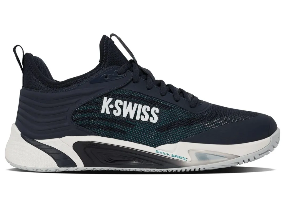 Мужские кроссовки теннисные K-Swiss Hypercourt Pinnacle - carbon/blanc de blanc/baltic