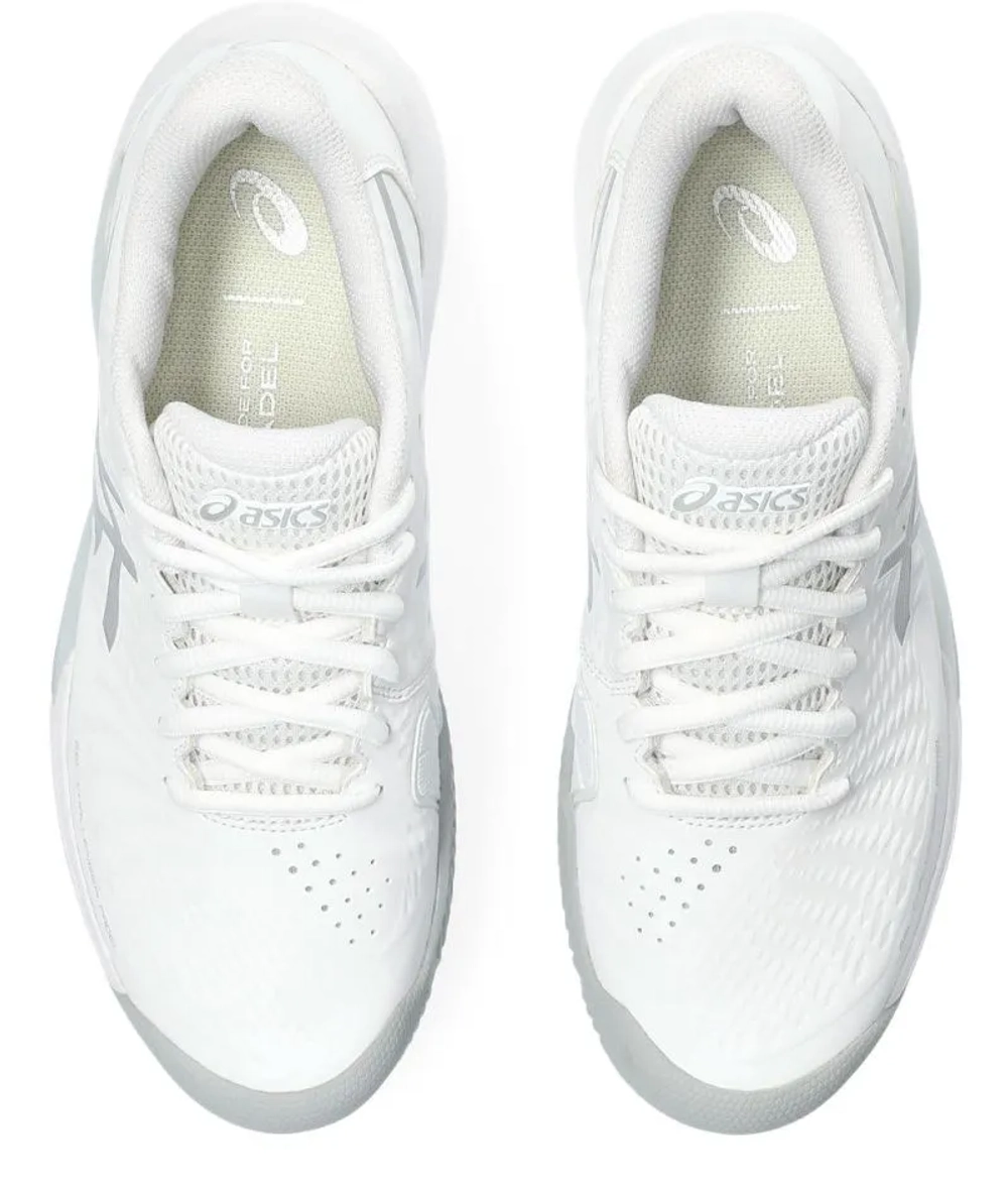 Женские кроссовки для padel Asics Gel-Challenger 14 Padel - white/pure silver