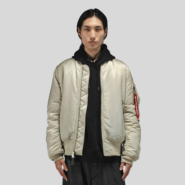 Бомбер Alpha Industries MA-1 Mineral (Серо-бежевый)