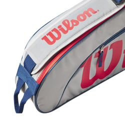 Сумка теннисная Wilson Junior 3 PK Racket Bag - красный
