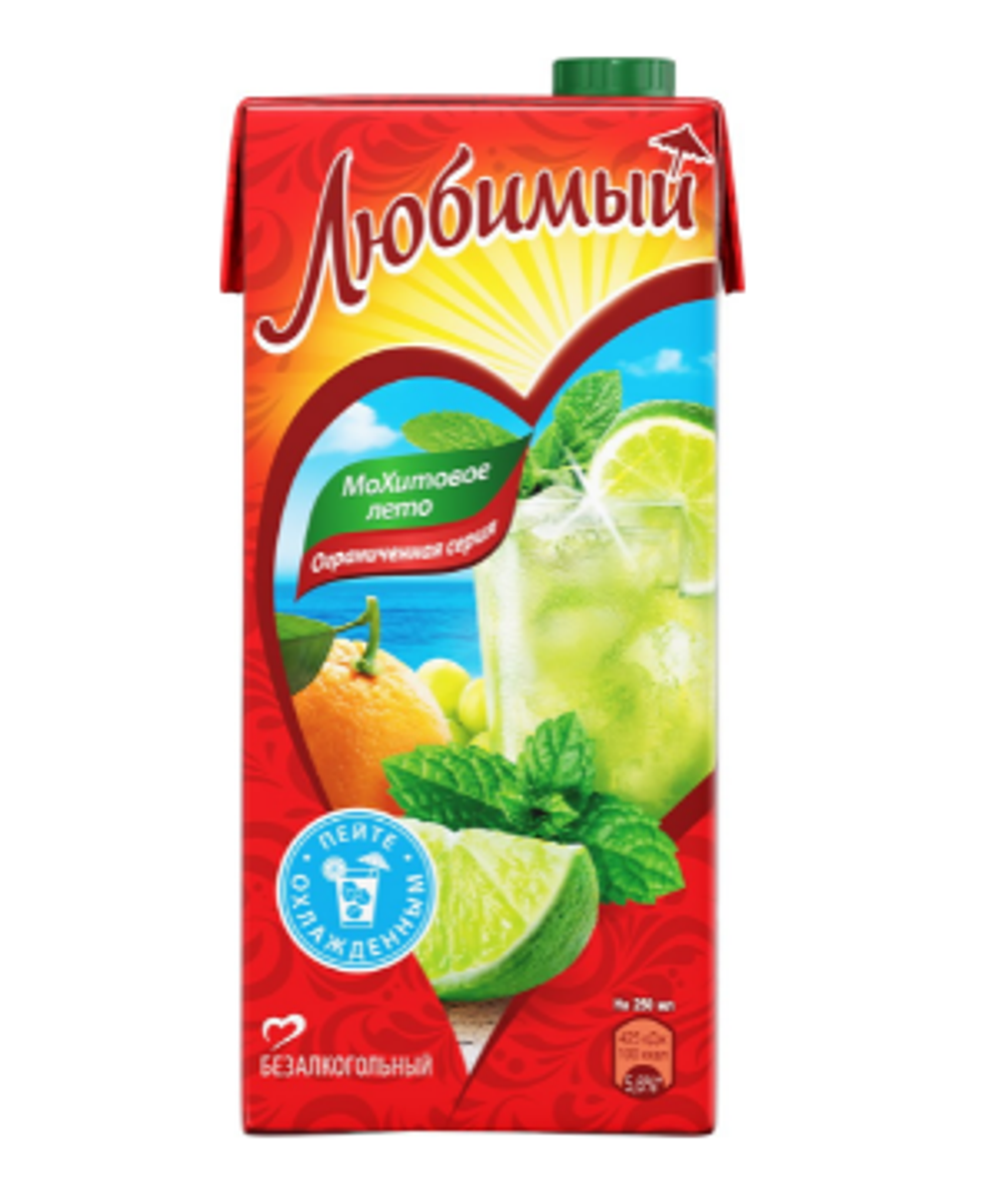 Напиток газ Любимый аромат ПЭТ "Мохито" 2л