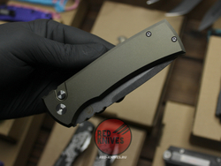 Нож Pro-Tech / Chaves Knives Redencion 229 Auto Standard Green - рук анод алюминий + шайбы