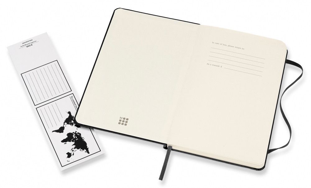 Блокнот Moleskine Classic Medium нелинованный твердая обложка (QP052)