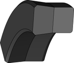 A107-035 Симметричное уплотнение 43-35-6,3
