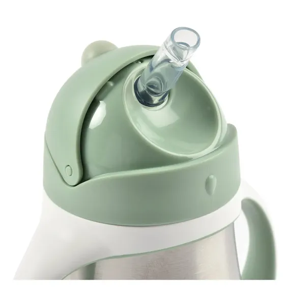 Поильник термос Beaba Tasse Paille Vert Sauge