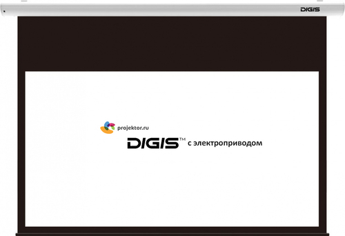 Экран настенный Digis DSEES-16904W_70 с электроприводом 260x146 см (16:9)