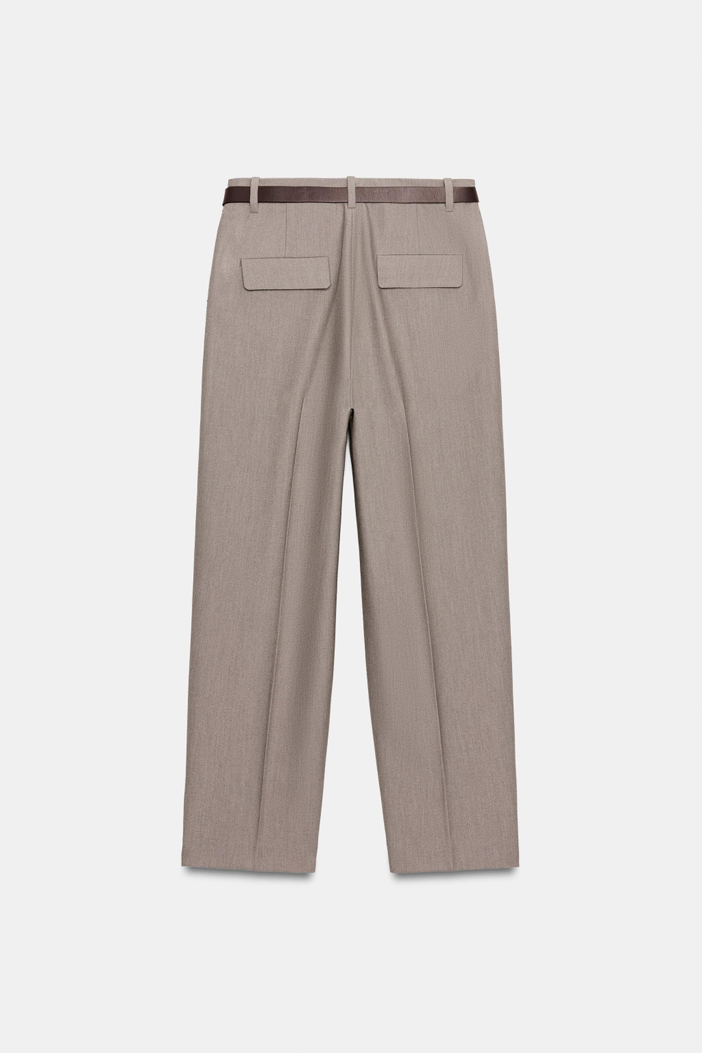 УКОРОЧЕННЫЕ БРЮКИ С РЕМНЕМ — ZARA