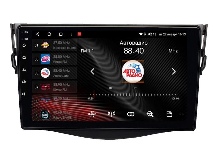 Магнитола для Toyota RAV4 2005-2012, Vanguard - Vaycar VA77-0018 на Android 13, Быстрая, 4G SIM-слот