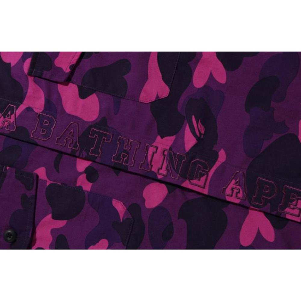 A Bathing Ape Color Camo Cpo Shirt