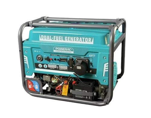 Электростанция гибридная (газ-бензин) Powerac Eco Max PR11000 Winter 2 в 1